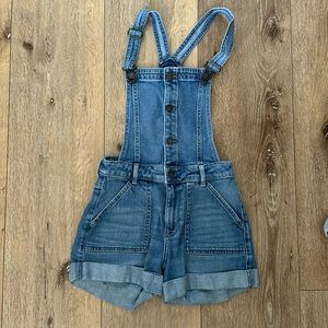 Hollister high-rise overalls